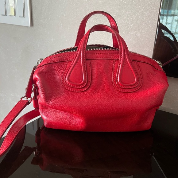GIVENCHY
Red Calfskin Leather Micro Nightingale Bag - Picture 2 of 7